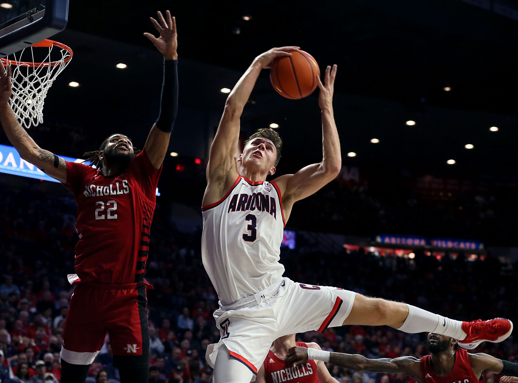 Nicholls State at No. 17 in Arizona, men's basketball